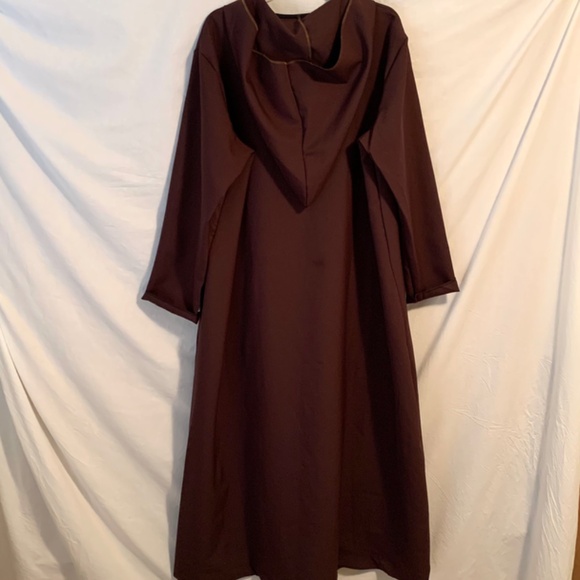Rubie's Costumes Long Brown Hooded Cape Cloak Adult OS - Picture 9 of 12